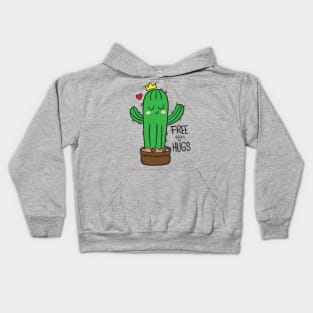 cactus free pricks n hugs Kids Hoodie